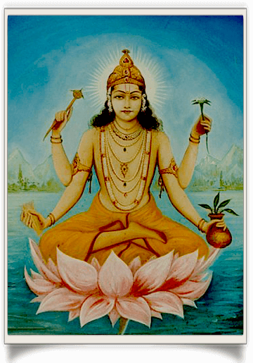 illustration of dhanvantari (also known by 108 other names)