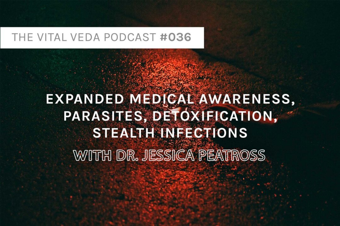 Vital Veda Podcast Banner: Immune Care, Viruses, Parasites and Stealth Infections