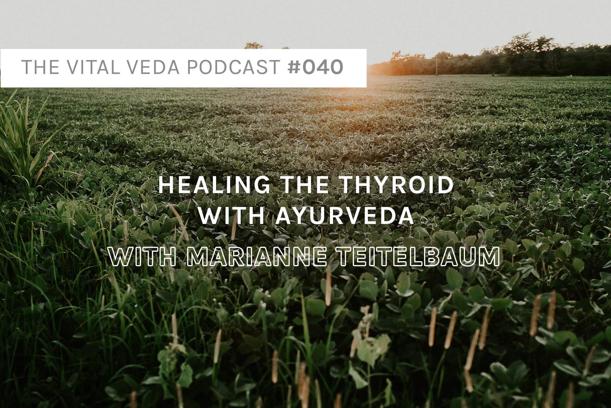 Vital Veda Podcast Benner: Episode on Ayurveda for the Thyroid