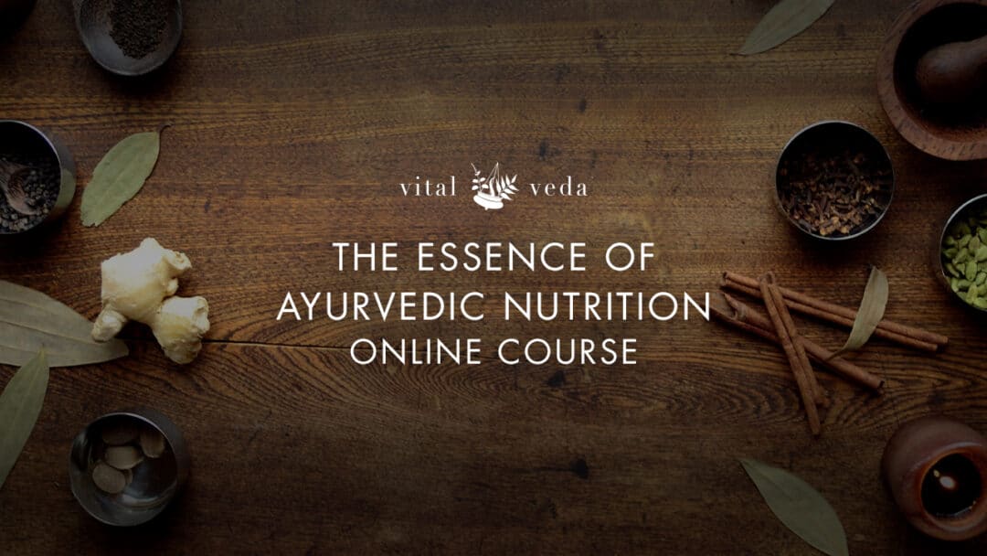 Ayurvedic Nutrition Online Course Banner
