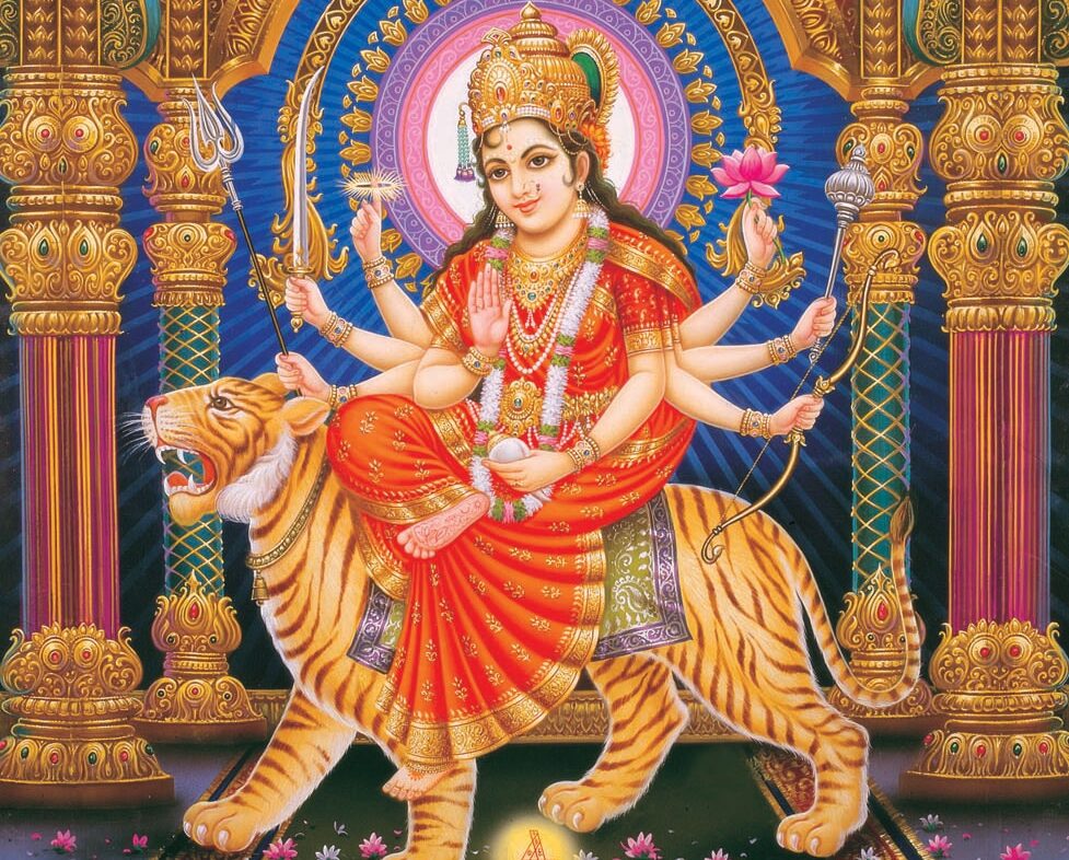 Illustration of Durga Devi