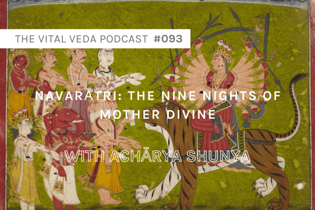 Vital Veda Podcast Banner - Acharya Shunya